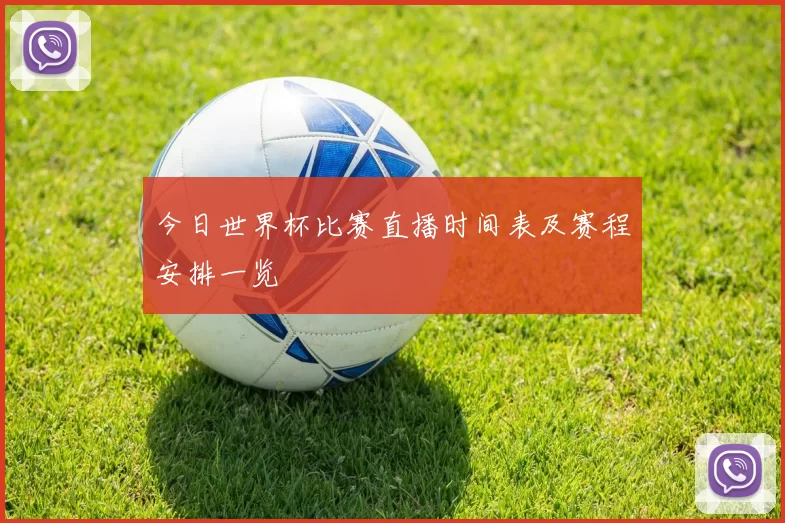 今日世界杯比赛直播时间表及赛程安排一览