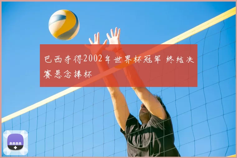 巴西夺得2002年世界杯冠军 终结决赛悬念捧杯